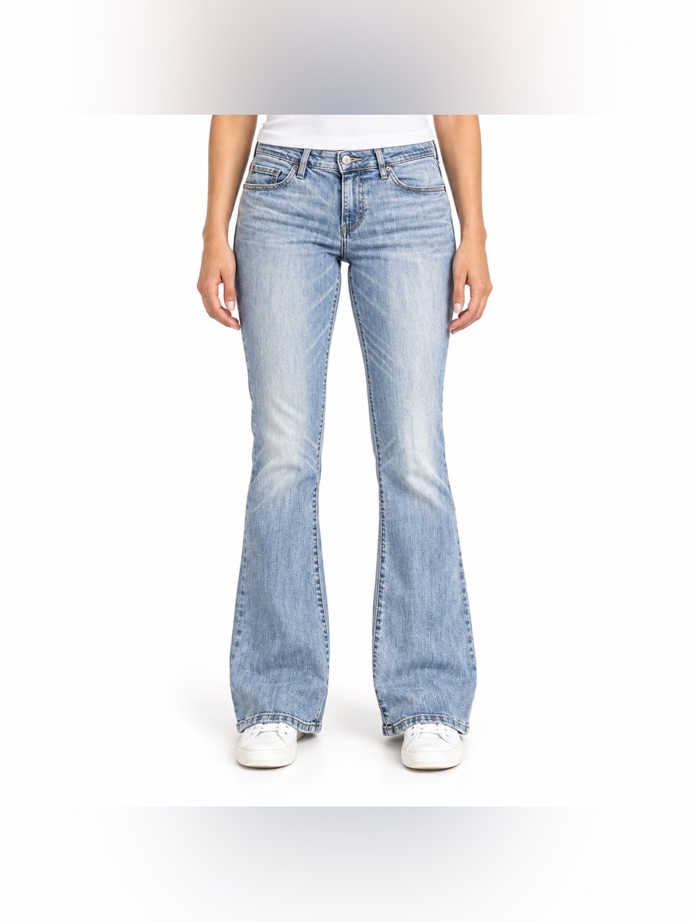 Levi’s 515 Tidal Blue Mid Rise Bootcut Jeans Women’s 6M W28 L32